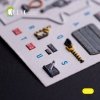 Kelik K32038 GR.MK7 Harrier - interior 3D decals for Trumpeter kit 1/32